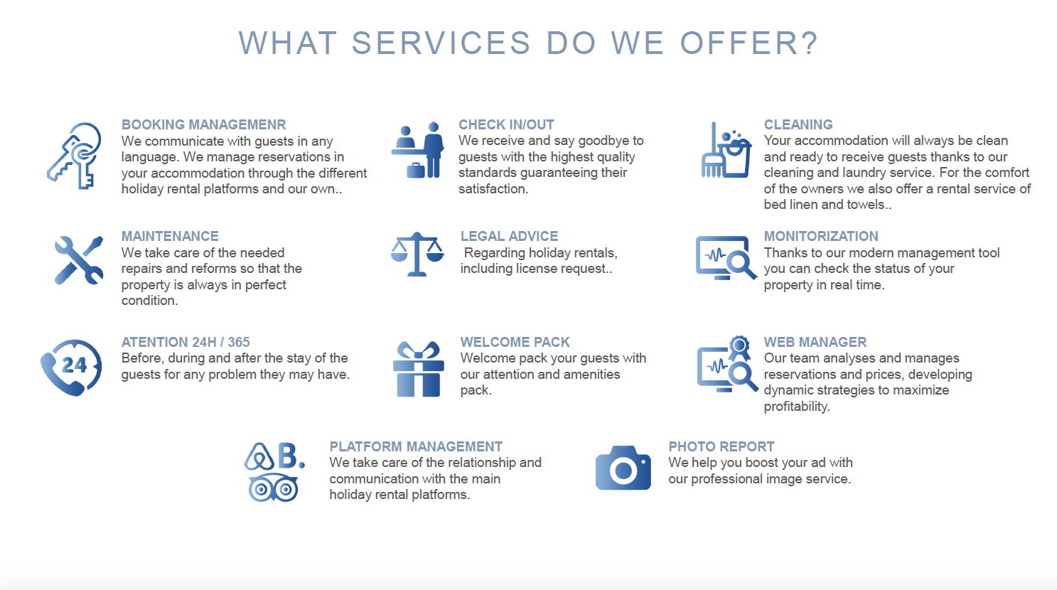 What services do we offer?